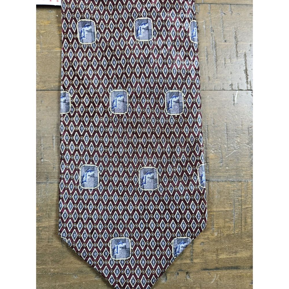 Vintage Flordia Marlins Daniel Fasson 100% Silk Neck Tie NWT‎